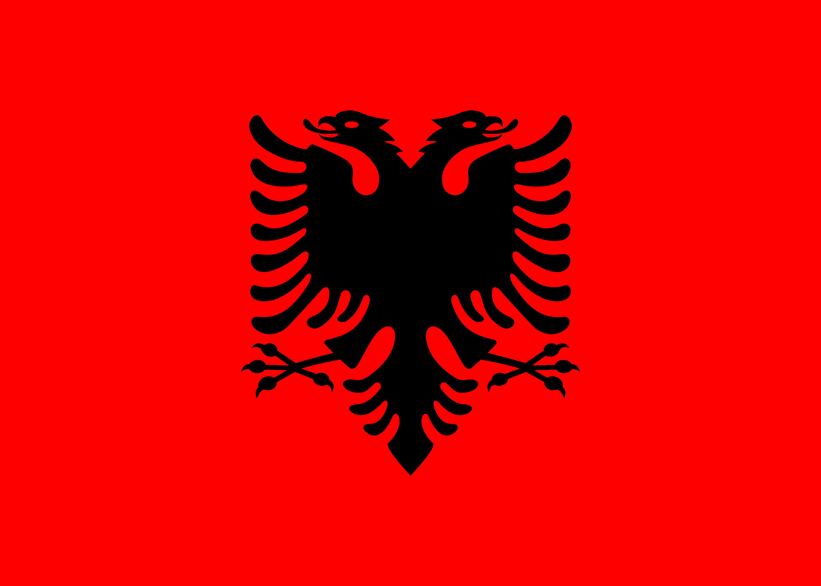 Flag of Albania Flag of Albania