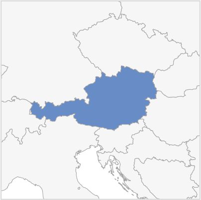 Map of Austria Map of Austria