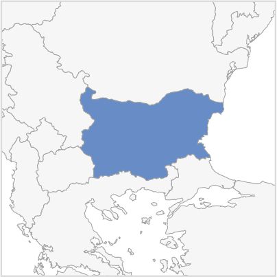 Map of Bulgaria Map of Bulgaria
