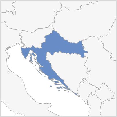Map of Croatia Map of Croatia