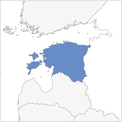 Map of Estonia Map of Estonia