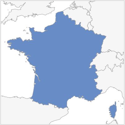 Map of France Map of France
