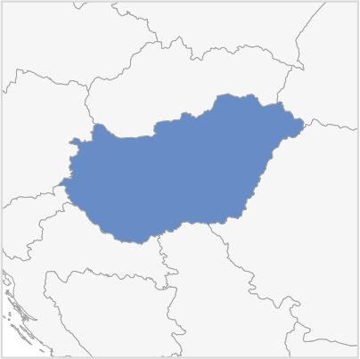 Map of Hungary Map of Hungary