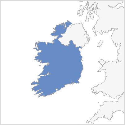 Map of Ireland Map of Ireland
