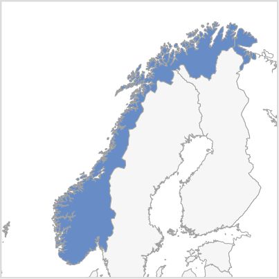 Map of Norway Map of Norway