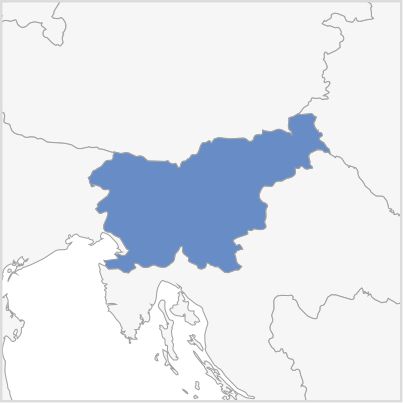 Map of Slovenia Map of Slovenia